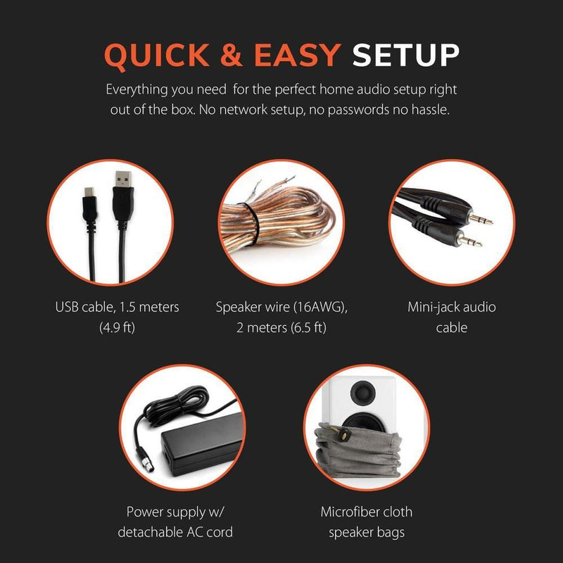 Audioengine A2+ Altavoces Bluetooth De Escritorio Para Música Y Juegos - Compatible Con Pc, Mac, Laptop Y Tablet