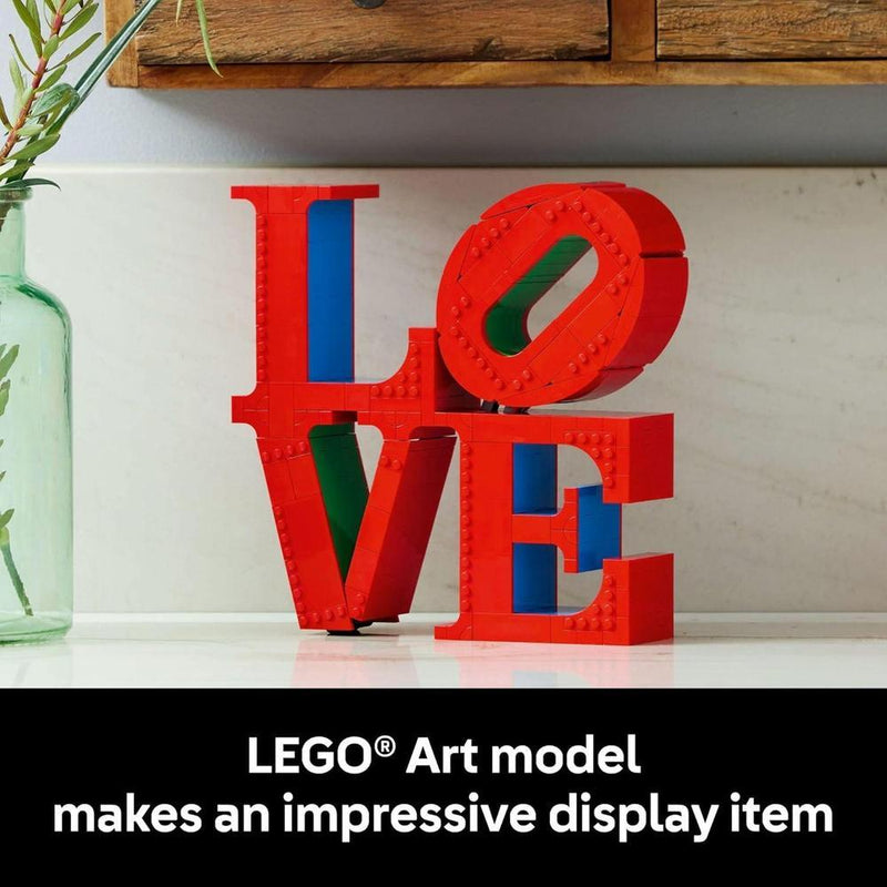 LEGO Art Love 31214, set de construcción coleccionable para adultos, ideal para regalar en ocasiones especiales y decorar