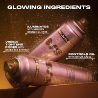 On 'Til Dawn Spray Fijador con Glitter Resistente al Agua - Brown Sugar