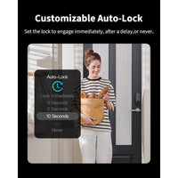 Aqara Smart Lock U200 con teclado, cerradura sin llave por huella digital, compatible Apple Home con batería recargable