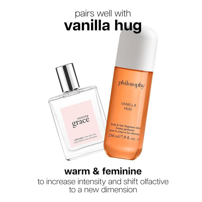 Fragancia philosophy amazing grace eau de toilette para mujer, increíblemente limpia y femenina