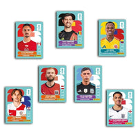 Colección de Estampas Oficial Panini del Mundial FIFA 2026 con Estuche Metálico, Incluye 8 Paquetes de Estampas de Fútbol