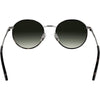 Lentes de sol Calvin Klein CK25101S con diseño redondo y marco de metal, incluyendo almohadillas nasales ajustables para mayor comodidad