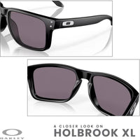 OAKLEY Holbrook XL OO9417 - Gafas de sol cuadradas para hombre, incluye kit de accesorios con correa y bolsa de microfibra