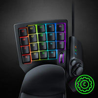 Teclado Razer Tartarus V2 de una mano con interruptores mecha-membrana, 32 teclas programables e iluminación Chroma RGB