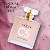C5 Eau De Parfum para mujer, feminidad con aromas florales de jazmín y rosa de mayo, sin crueldad animal, regalo perfecto