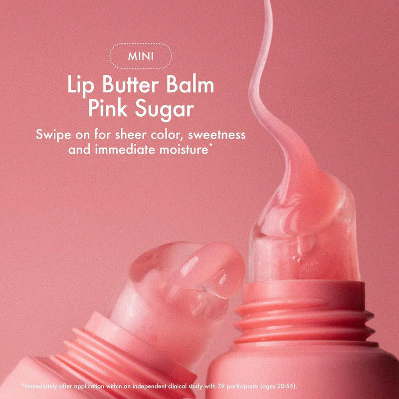 The Dewy Pink Set con Mini Lip Butter Balm en Pink Sugar