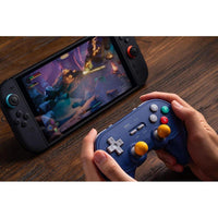 8BitDo Pro 3 Bluetooth Controller compatible con Switch, Windows, Apple y Android, con base de carga y botones intercambiables