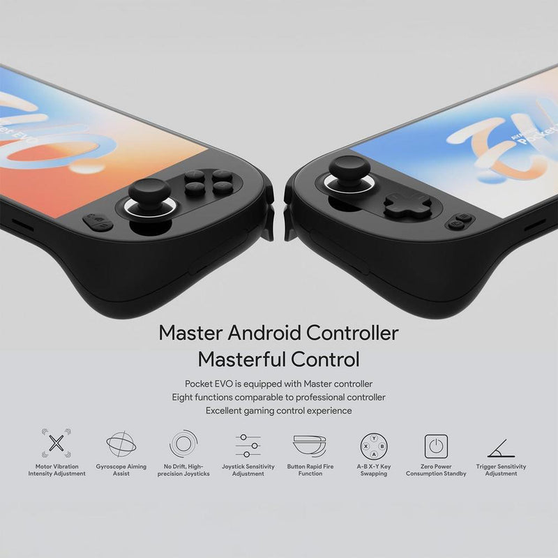 AYA NEO Pocket EVO - Consola de juegos Android con 16GB RAM, 1TB almacenamiento, pantalla OLED, Snapdragon G3x Gen 2