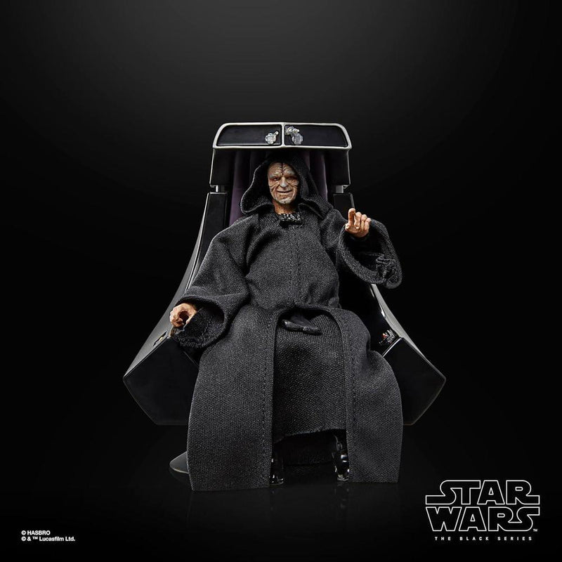 Figura coleccionable Emperor Palpatine & Throne de Star Wars The Black Series exclusiva de Amazon