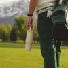 HydroJug Sport Botella de acero inoxidable con popote, aislada al vacío, a prueba de fugas, diseño ergonómico, reutilizable, duradera, negro