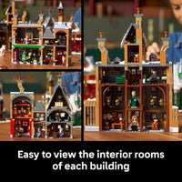LEGO Harry Potter Hogsmeade Village Edición Coleccionista para Adultos con 7 Edificios y 12 Minifiguras