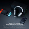 Turtle Beach Stealth 600 Auriculares Inalámbricos Gaming Multiplataforma con Bluetooth y Micrófono Cancelación de Ruido, Blanco