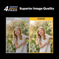 Cámara Kodak Mini Shot 3 Retro amarilla, instantánea e inalámbrica compatible con iOS y Android con tecnología de foto real HD laminado