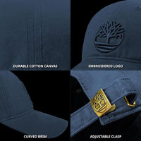 Gorra de béisbol para niños Timberland Soundview, fabricada en lona de algodón. Ajustable, ligera, duradera y de talla única
