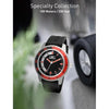 Reloj Invicta para hombre, modelo Specialty, acero inoxidable, con correa negra de silicona y movimiento de cuarzo