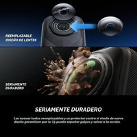 Cámara de acción Insta360 X5 8K sumergible con efecto selfie invisible, estabilización y lentes reemplazables