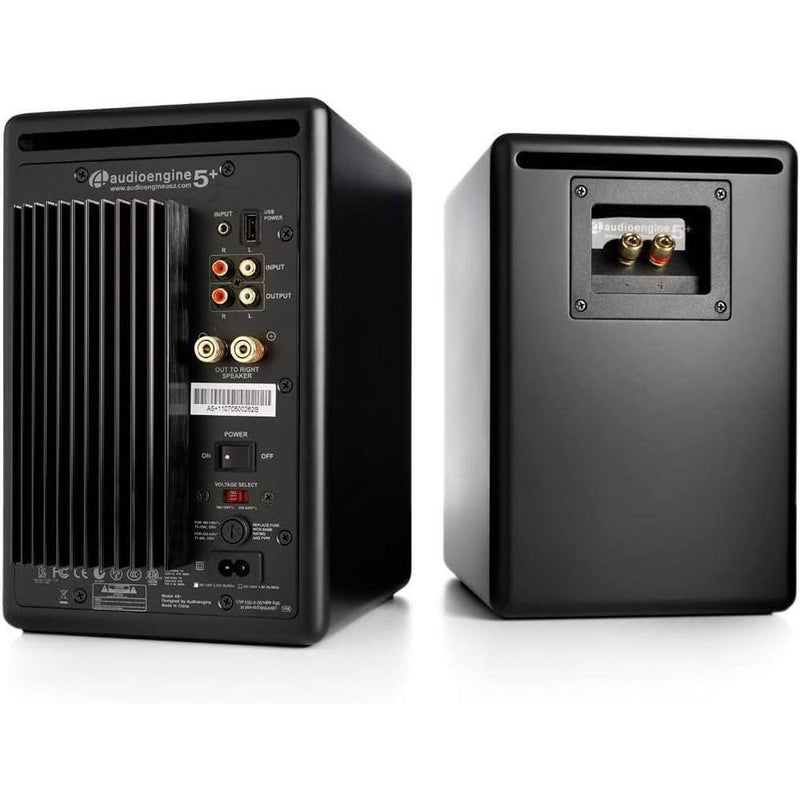 Bocinas de Estantería Audioengine A5+ Potenciadas con Alta Fidelidad, para Música, Juegos, Tornamesas y Cine en Casa
