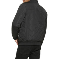 Chamarra de aviador Calvin Klein para hombre con detalle de cremallera acolchada, ideal para clima de transición