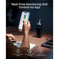 Anker Prime Power Bank con 3 puertos, 220W de salida, carga bidireccional, TSA aprobado, control de app - para MacBook, iPhone y más