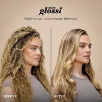Shark Glam Ceramic: Sistema de peinado y secado con alisador y brillo de aire, ideal para cabello rizado y enrollado