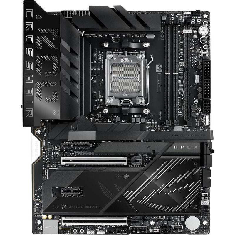 ASUS ROG Crosshair X870E APEX Motherboard con Advanced AI, DDR5, Wi-Fi 7, DIMM.2, PCIe 5.0 y USB4 para alto rendimiento