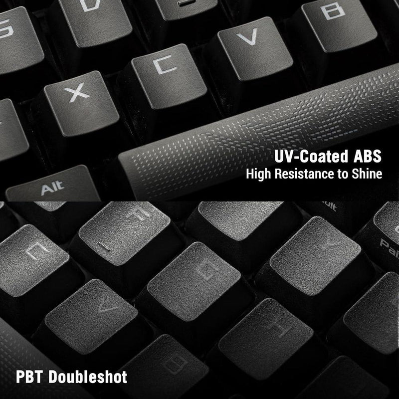 Teclado mecánico ASUS ROG Strix Scope II X con conexión USB, interruptores intercambiables ROG NX Snow V2 lineales, teclas PBT
