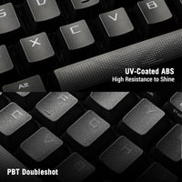 Teclado mecánico ASUS ROG Strix Scope II X con conexión USB, interruptores intercambiables ROG NX Snow V2 lineales, teclas PBT