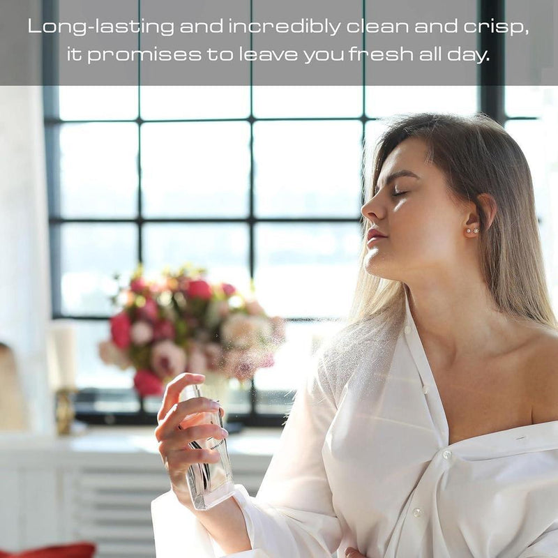 Laila Eau de Parfum Spray – Fragancia fresca y limpia de larga duración para mujer con aromas afrutados y florales