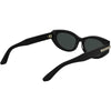 Gafas de sol Calvin Klein mujer CK25502S negras con lente gris sólido y logotipo refinado