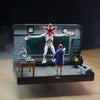 Diorama de Stranger Things Once vs. Demogorgon con accesorios, pieza coleccionable oficial de Netflix