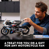 LEGO Technic BMW M 1000 RR Kit de modelo para adultos, con características auténticas y detalles de exhibición