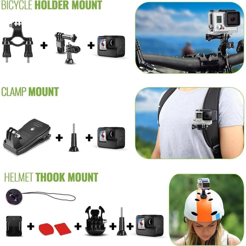 GoPro LIT Hero 4K Cámara de Acción Compacta, Luz LED Integrada, Estabilización HyperSmooth, Ideal para Vlogging y Aventuras