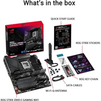 ASUS ROG Strix Z890-E Gaming WiFi Intel Z890 LGA 1851 ATX Placa Base con IA Avanzada, DDR5, WiFi 7 y Más