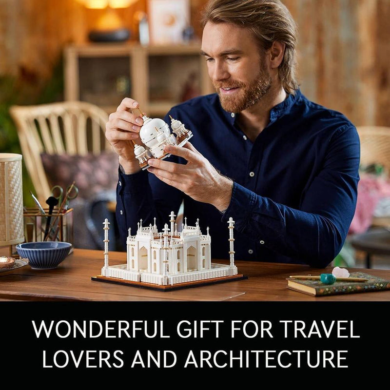 LEGO Architecture Taj Mahal 21056 Set de Construcción - Monumento para Exhibición y Decoración en Hogar