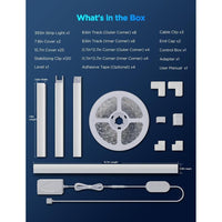 Govee RGBIC LED Strips: Iluminación Inteligente con Alexa y Google. Ideales para dormitorio y estudio
