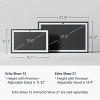 Amazon Echo Show 15 - Pantalla inteligente HD de 15.6″ con Alexa para organización y entretenimiento en el hogar