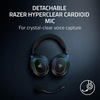 Auriculares Inalámbricos Razer Barracuda X Chroma con Bluetooth, Mic Desmontable, Iluminación RGB, Batería de 70h, para Gaming