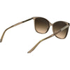 Gafas de sol Calvin Klein para mujer modelo CK25504S con diseño cuadrado, lentes degradadas y detalle metálico elegante