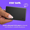 Tile Slim por Life360, rastreador Bluetooth para billeteras, pasaportes y más. Compatible iOS y Android, incluye función SOS