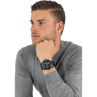 Reloj cronógrafo de cuarzo Invicta Pro Diver con correa de acero inoxidable plateado y esfera negra para hombre, modelo 0073