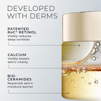 RoC Crema Rica para Arrugas, Sin Fragancia, Antienvejecimiento para Hombres y Mujeres