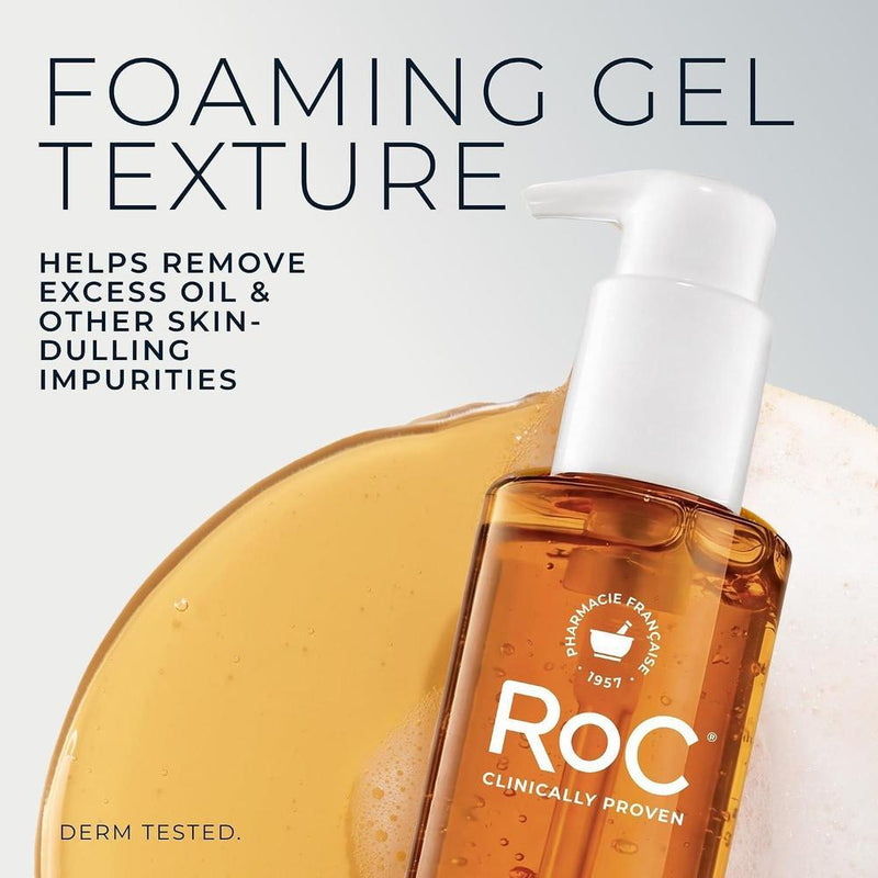 RoC Multi Correxion Revive + Glow Vitamina C Gel Limpiador Iluminador 177ml
