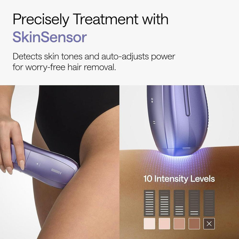 Ulike Depiladora láser Air 10 IPL para mujeres y hombres con sistema de enfriamiento y luces duales para depilación casi indolora y efectiva