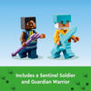 LEGO Minecraft The Sword Outpost 21244 con Creeper, Guerrero, Cerdo, Esqueleto para Aventuras Inspiradas en Videojuegos