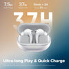 Soundpeats Air5 Pro Auriculares Inalámbricos Con Cancelación De Ruido, Sonido Snapdragon, 6 Micrófonos Blanca