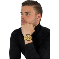 Invicta reloj japonés de cuarzo para hombre, diseño aviador, pantalla analógica, correas de acero inoxidable