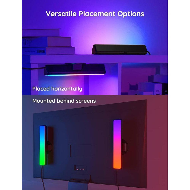 Barras LED inteligentes Govee con control por voz, compatibles con Alexa, para TV y PC con modos de escena y música