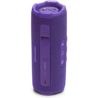 JBL Flip 7 Púrpura con sonido potente a prueba de agua y funda protectora rígida negra para aventuras al aire libre