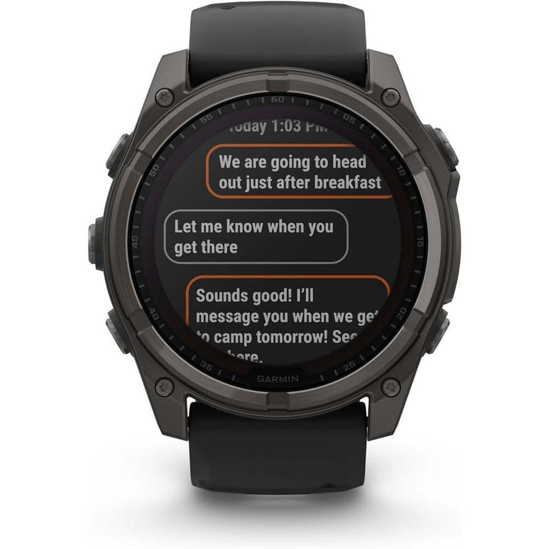 Garmin Fenix 8 Smartwatch Multideporte Con Carga Solar, Zafiro, Titanio Y GPS, Incluye Auriculares Wearable4U 51 Mm 32 Gb